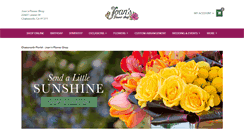 Desktop Screenshot of joansflowershop.com